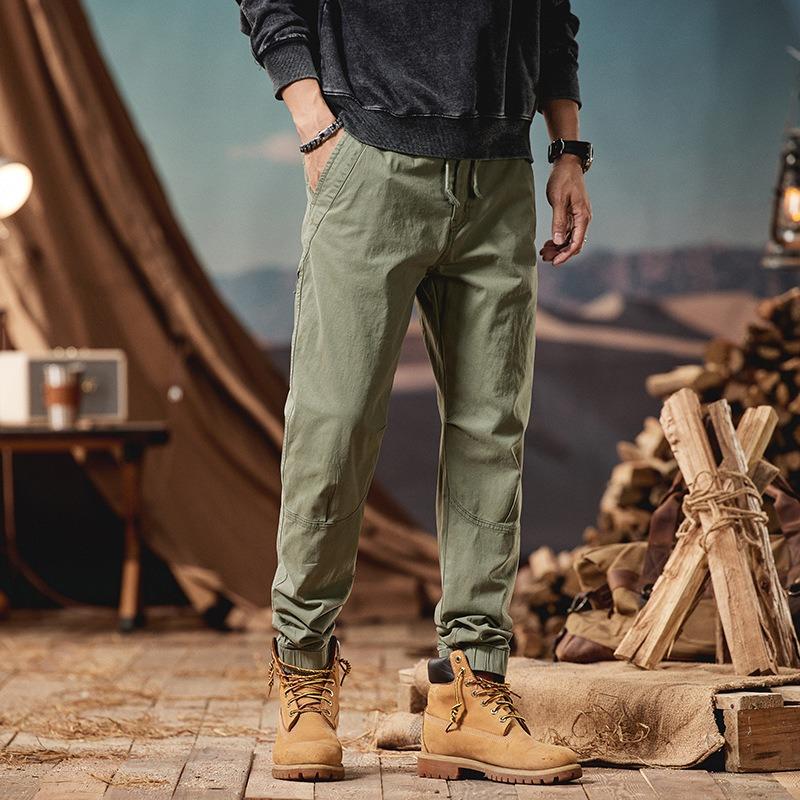 Overalls Casual Loose Men's Trousers Summer New Trendy Brand Men's High-end Pants Retro Leggings