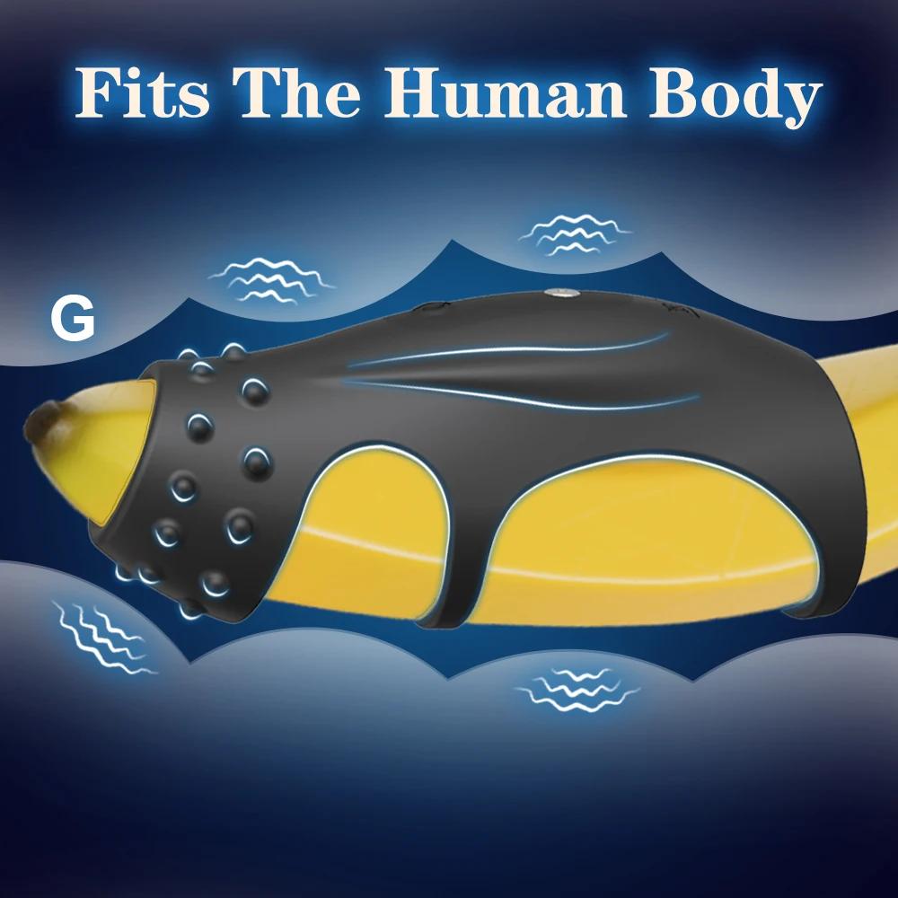 Male Cock Ring Penis Sleeve Vibrator Delay Ejaculation Penisring Cockring Dick Sleeve Erotic Adult Supplies Sex Toy for Men