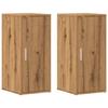 VidaXL Shoe Cabinets 2 Pcs Artisan Oak Engineered Wood, Shoe Storage Cabinet, Rack 856707