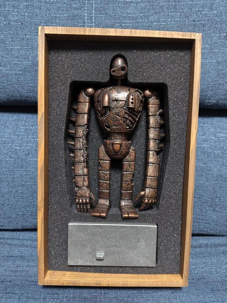 [USED] Ghibli Museum Exclusive Laputa: Castle in the Sky Rooftop Robot Soldier Figure, Pewter Metal