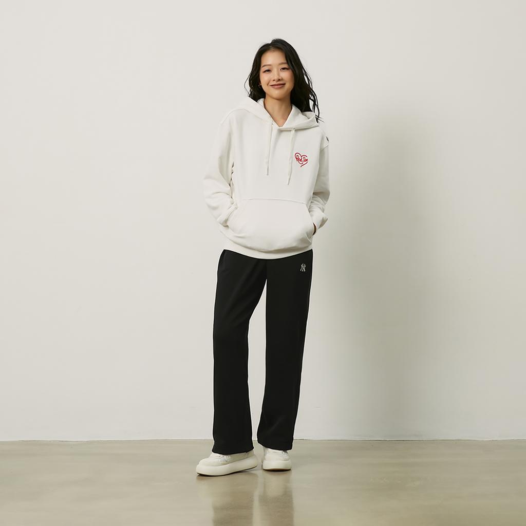 New MLB Boston Red Sox Heart FW24 Sweatshirt Unisex Cream 3AHDH0144-43CRS