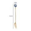 Creative Cartoon Animal Floral Spoon & Fork, Mirror Polished 304 Stainless Steel Dessert Coffee Stirrer