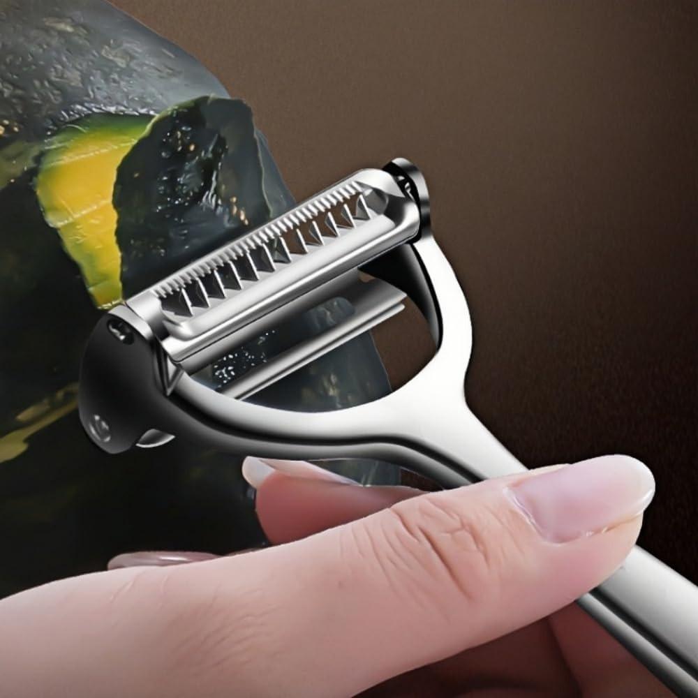 Stainless Steel Vegetable and Fruit Peeler Ergonomic Handle Kitchen Planer Tomatoes