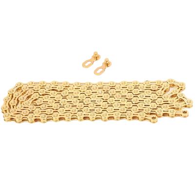 VG Sports Mountain Bike 10 Speed Chain 116 Links 1 2inx11 128in Bicycle Chain Gold