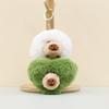 Lovely Capybara Plush Keychain Soft Pp Cotton Toy Bag Decoration