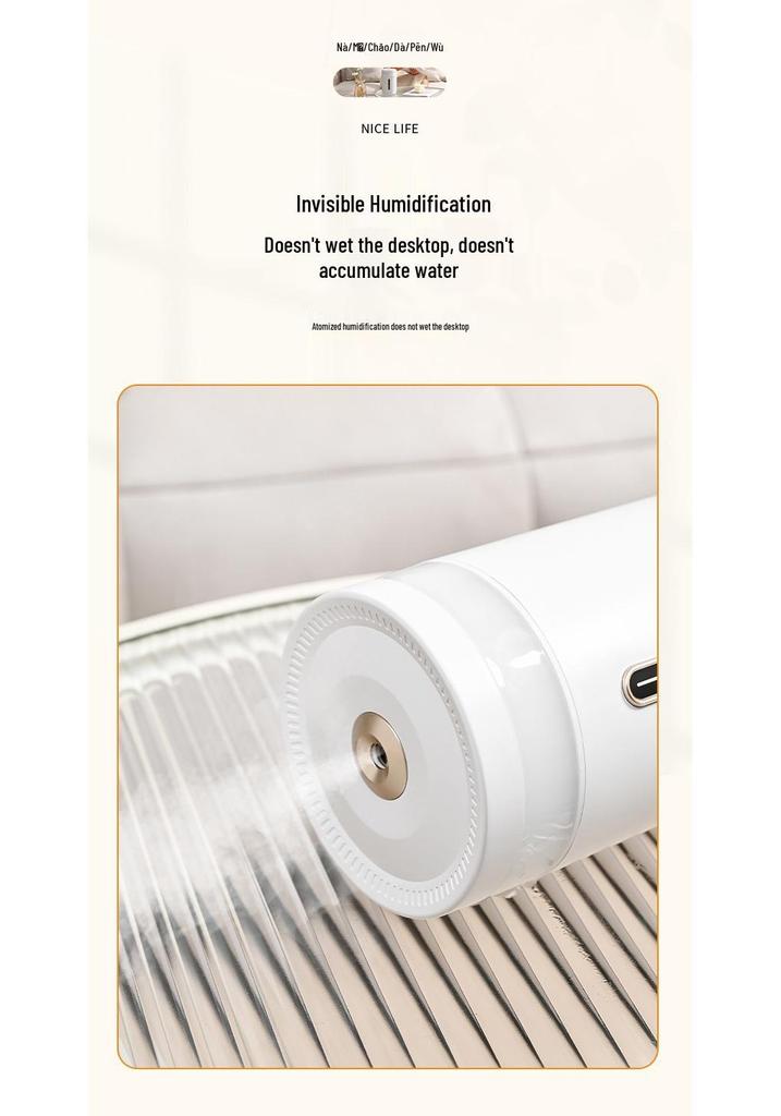 1L Large Silent Aromatherapy Humidifier with Ambient Light for Home or Office