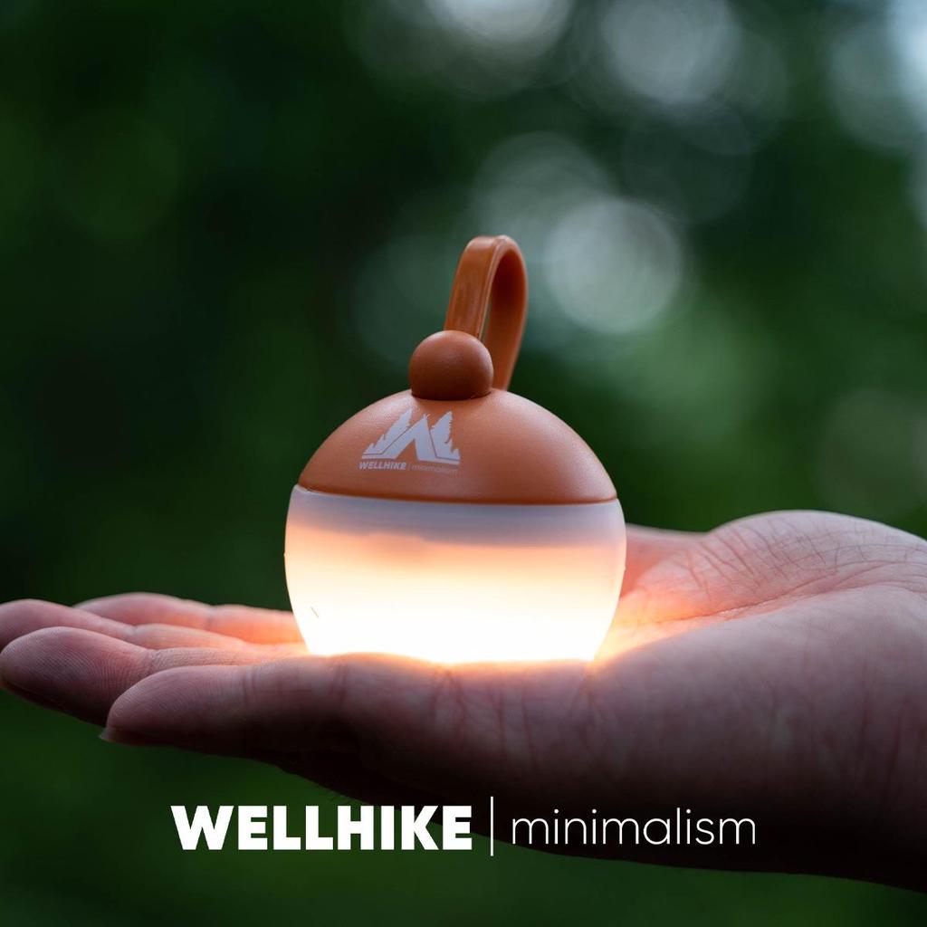 Mini Pinecone Retro Handheld Lamp - 8h Battery Life Outdoor Camping Light