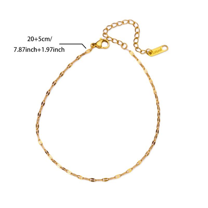 Exquisite cross love bracelet anklet niche design fashionable titanium steel non-fading versatile jewelry