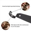 Double Ended Pottery Trimming Tool Ergonomic Grip Iron Clay Modeling Tool Professional Sculpture Tool Pottery Studio