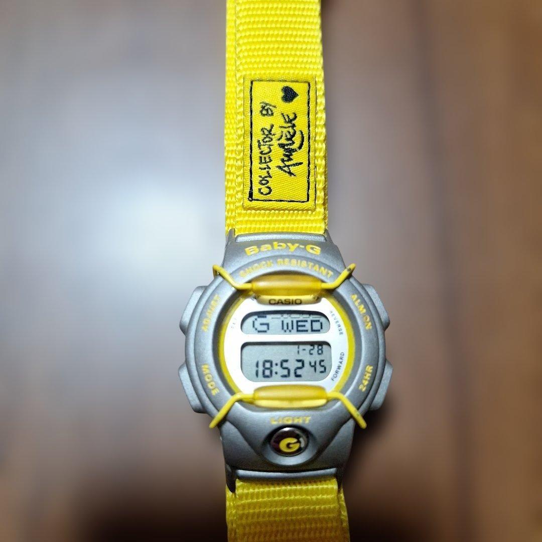 Baby-G and agns b collaboration watch yellow (new battery)