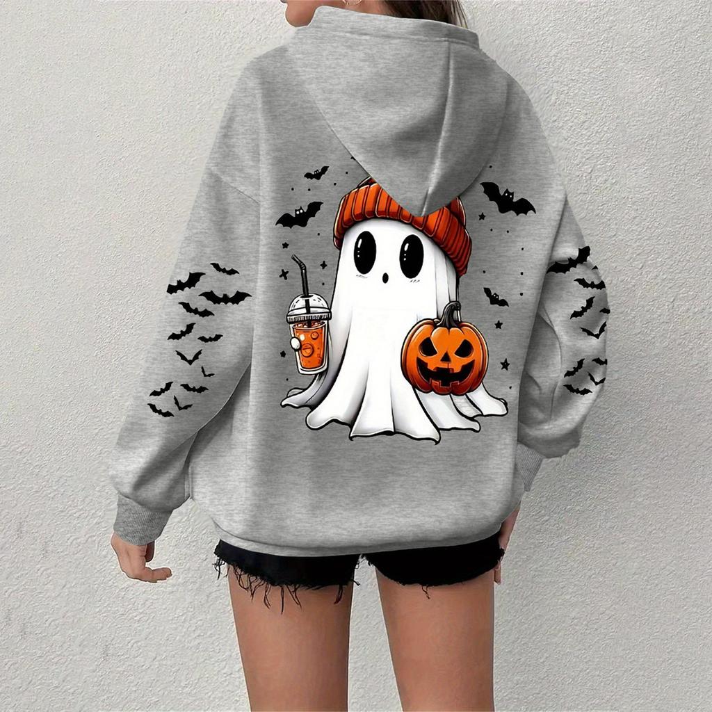 Women's Sweatshirt Casual Long Sleeve Atmosphere Top Loose Popular Round Neck Pullover Sweatshirt Top