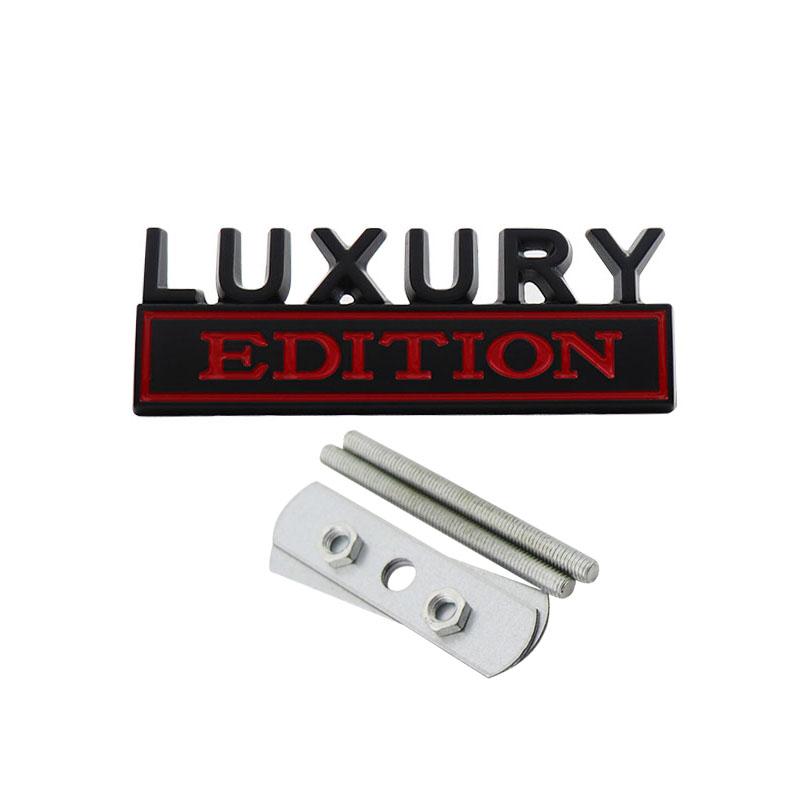 3D Car Styling Luxury Edition car Grille Fender trunk Rear Bonnet Nameplate Decal Emblem Badge Sticker