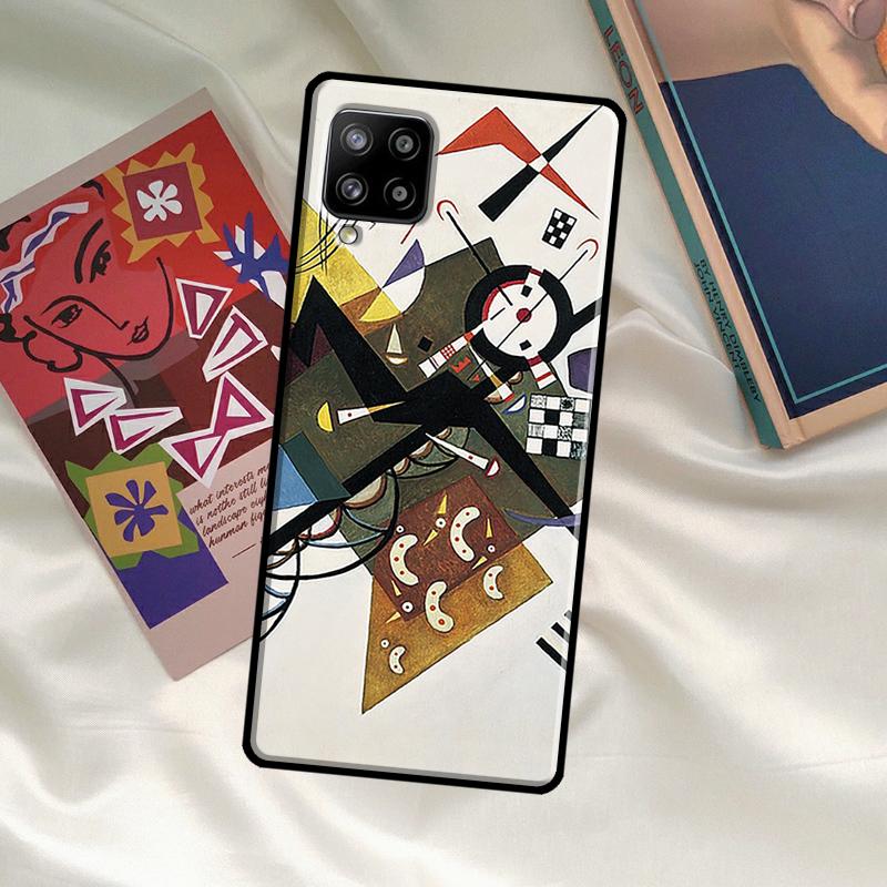 Wassily Kandinsky Abstract Artistic Case For Samsung Galaxy A06 A16 A56 A36 A26 A54 A34 A14 A52 A32 A12 A13 A33 A53 A15 A35 A55