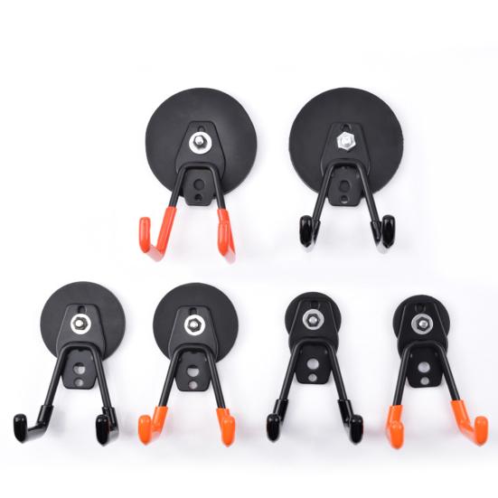 Heavy Duty Magnetic Utility Hook Strong Load-bearing PVC Anti-Slip Coating Easy Installation Garage Magnet Hook Storage Hanger