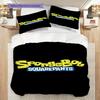 Spongebob Squarepants Movie Bedding 1 Duvet Cover 2 Pillowcase Without Core Soft And Comfortable Duvet Cover And Pillowcase Bedding Set