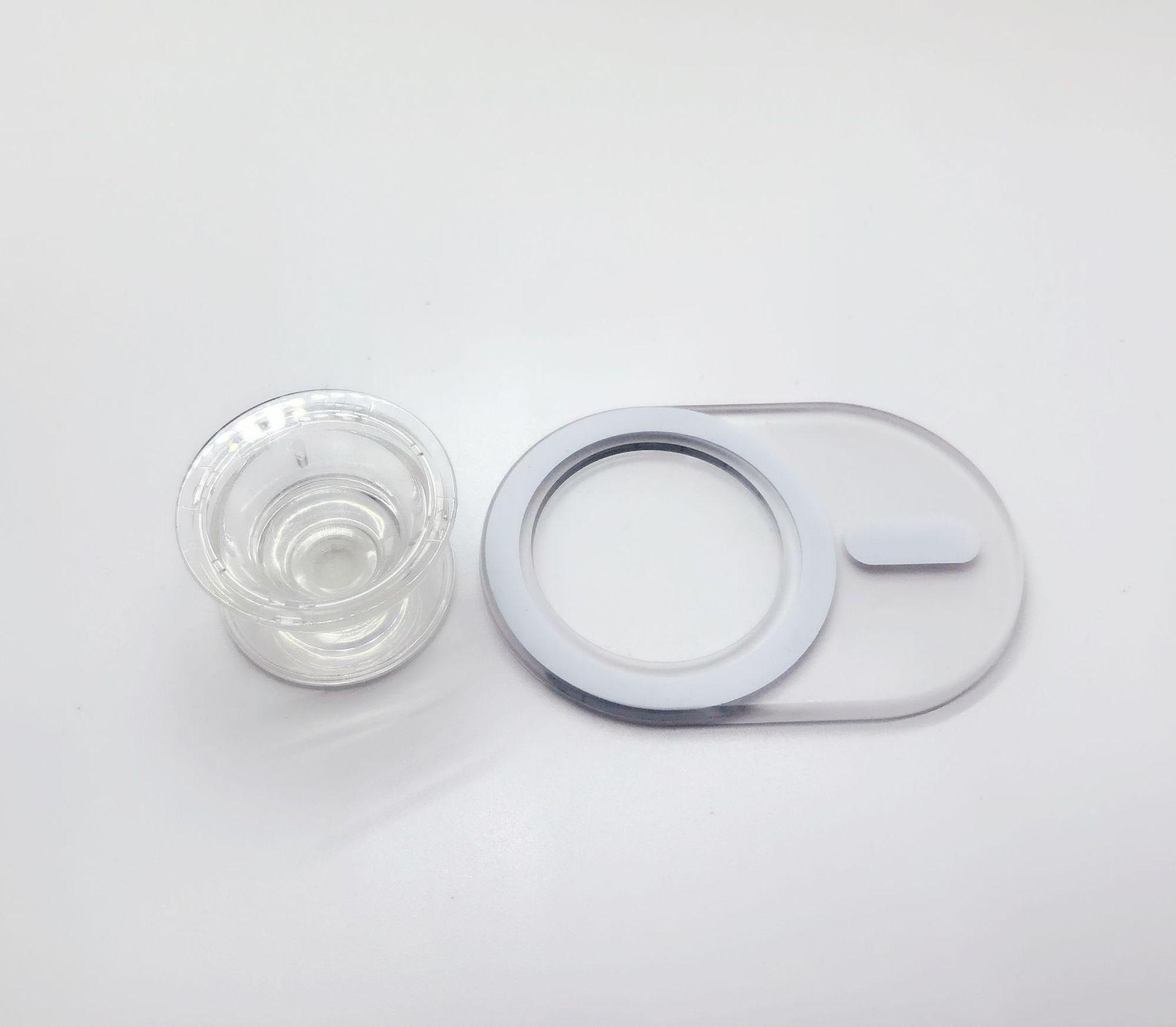 Patda Oval Airbag Magnetic Phone Holder - Telescopic, Folding, Transparent, MagSafe-Compatible.