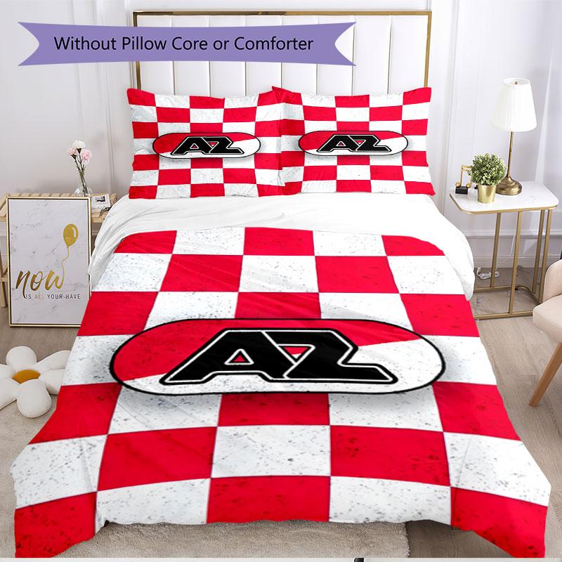 3pcs Duvet Cover Set (1*Duvet Cover + 2*Pillowcase, Without Core), AZ Alkmaar Print Soft All‑Season Bedding Set, Home Bedroom Decor Gift