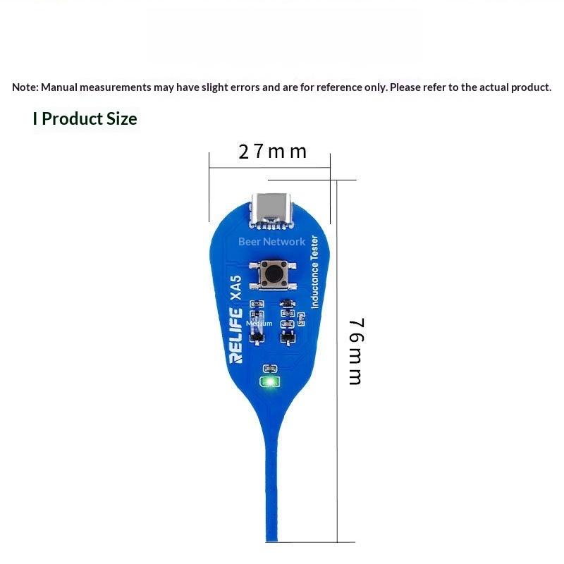 1 Adet Elektromanyetik İndüksiyon Yüksek Hassasiyetli Algılama Güçlü Stabilite Hızlı Arıza Kilitleme Tip-C Xa5 İndüktans Test Cihazı