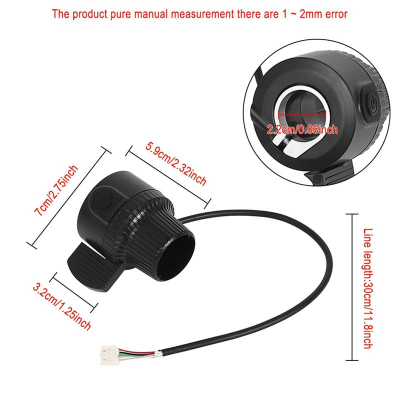 For Kugoo Kukirin G2 G3 G4 Electric Scooter Replacement Throttle Switch Accelerator Unit