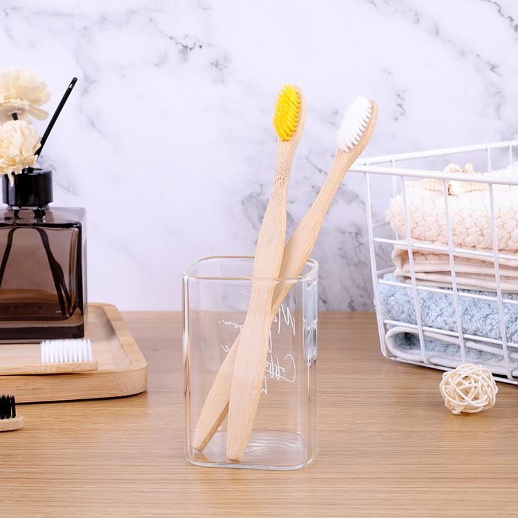 Organic Free Samples 100% Biodegradable Eco Friendly Cheap Flat Soft Bamboo Toothbrush Cepillo Dental Bambo Set
