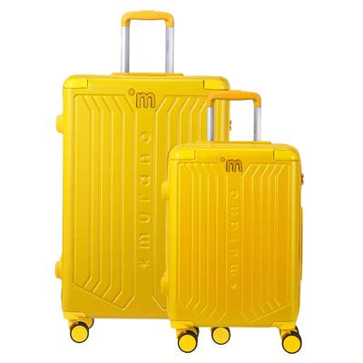 Set of 2 Rigid Suitcases  (L-76cm) (S-56cm) MAD YELLOW
