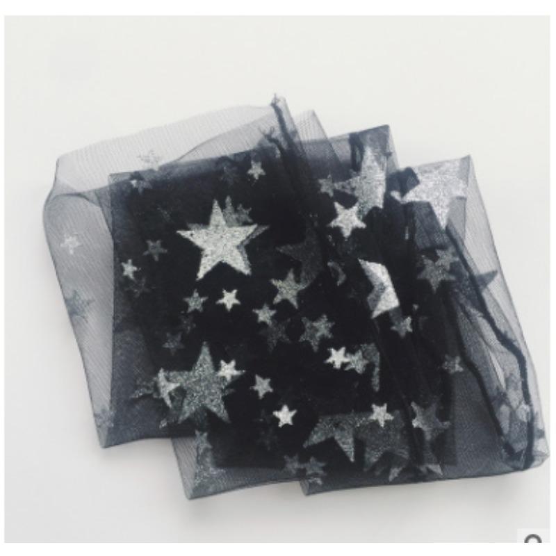 See Through Transparent Women Socks Colorful Star Summer Ultra-thin Nylon Loose Long Socks Women Sweet Girls Mesh Lace Socks Sox