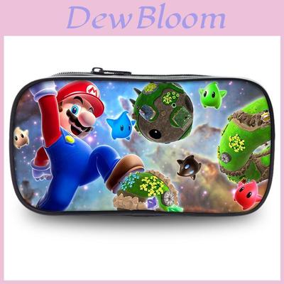 Super Mario Pencil Case Large Capacity Polyester Kids Stationery Organizer For Students
