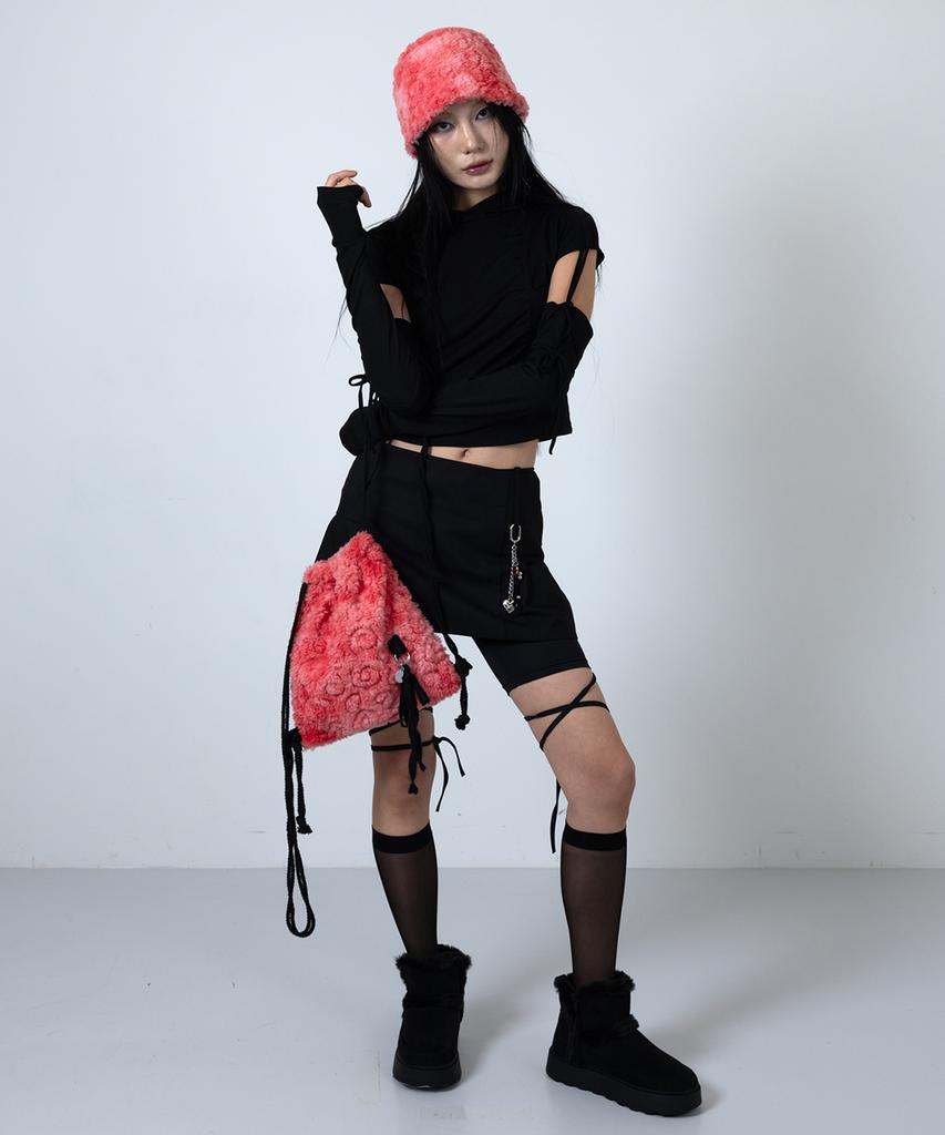 Assei Fluffy Bucket Hat (Pink)