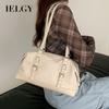 Korean Version Portable Motorcycle Bag Fashion Retro Underarm Bag Portable Large Capacity Shoulder Bag