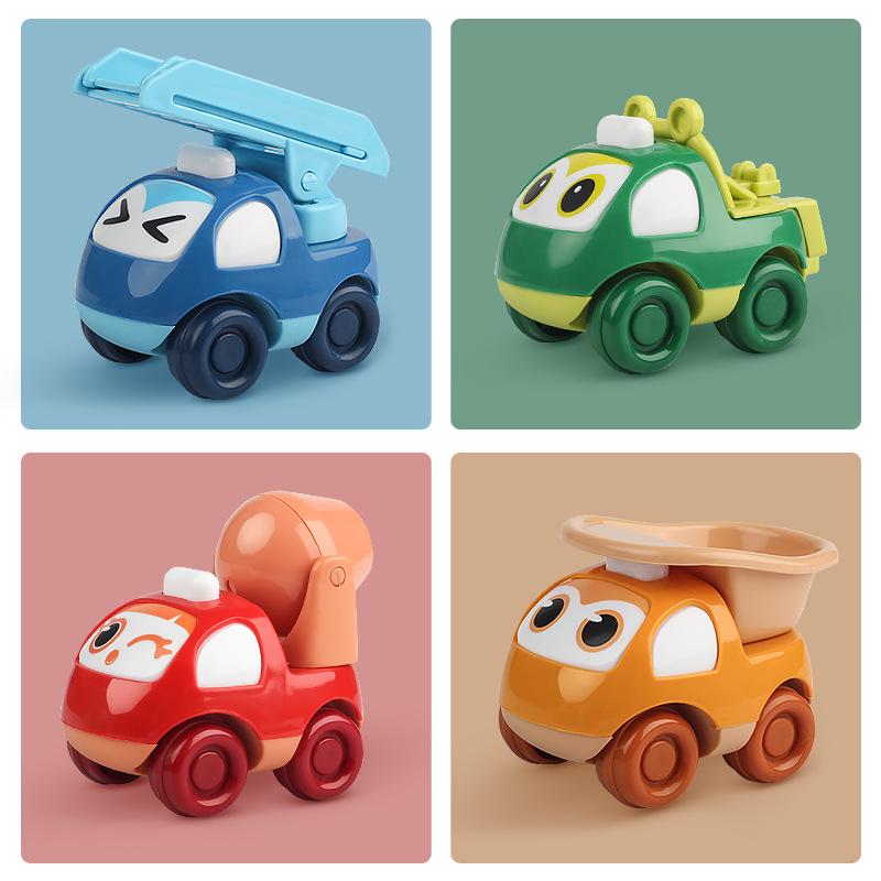 Cute Cartoon Animal Construction Vehicle Toy - Educational Gift for Boys & Girls