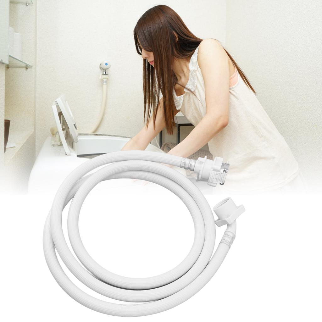 Washing Machine Water Inlet Hose Burst Proof PVC Water Pipe with Metal Connector for   Automatic Washing Machine