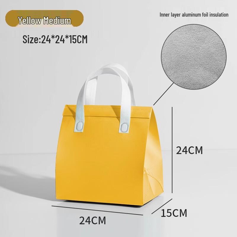 Disposable Aluminum Foil Insulated Takeaway Bags