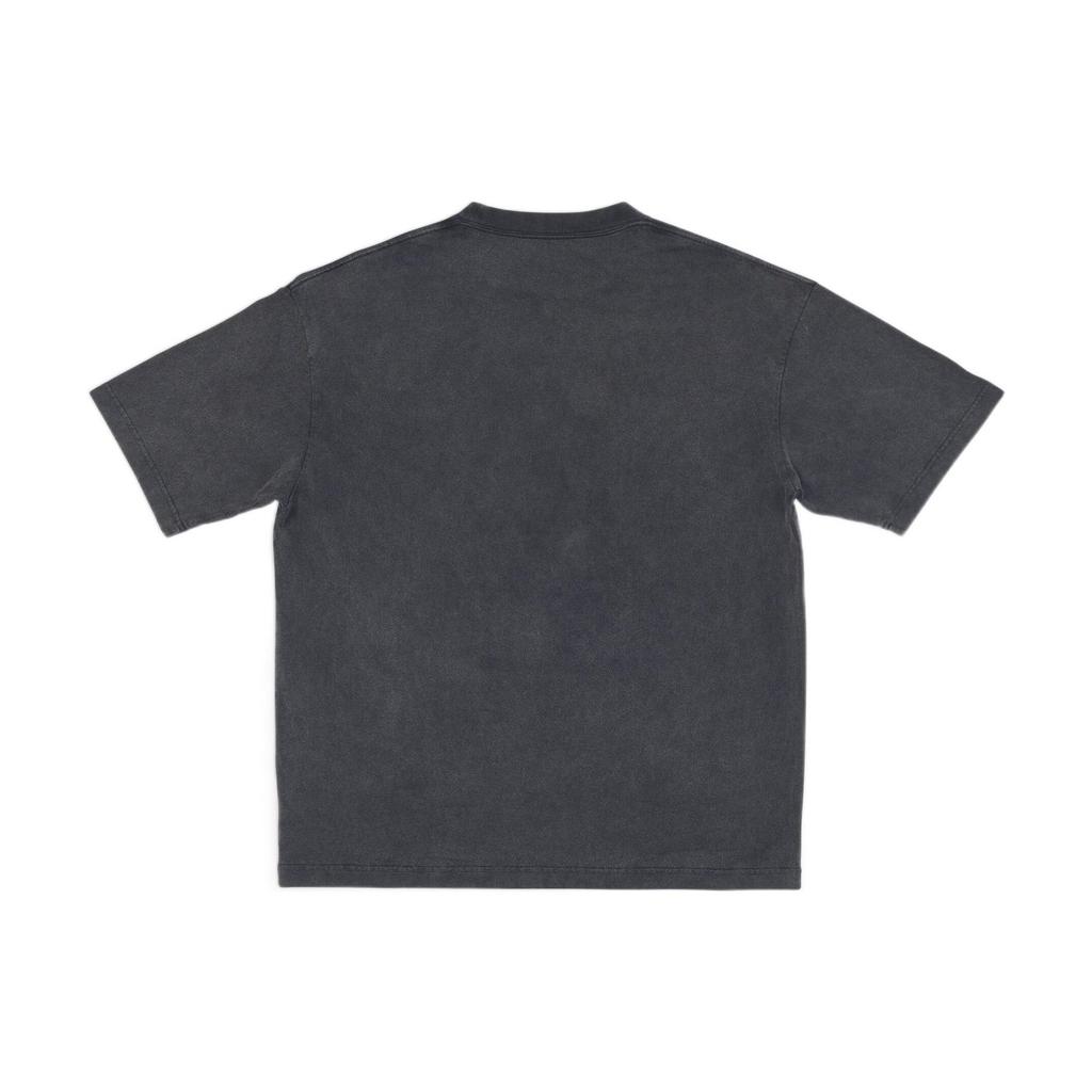 Balenciaga T Shirts Unisex Gray Crew Neck Moderate 612966TMV981000