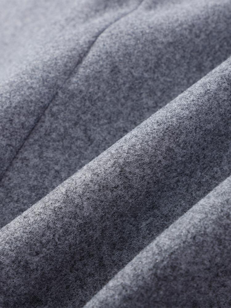 Elegant Women's Coat High Stand Collar Full Sleeve Double Breasted Solid Female Coats 2025 Autumn Fashion High Street Lady Top