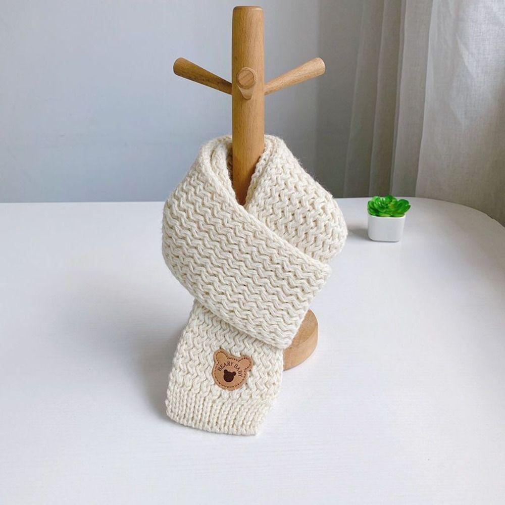 

Cute Knit Shawl Autumn Winter Neck Collar New Kids Scarf Kid жовтий