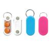 Durable Pills Box Dispenser Keychain Organizer Portable Pills Holders Case Keyring for Outdoor Travel Camping Keyholder