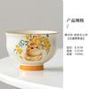 Plant Ash Happy Hanhan Cat Teacup Ceramic Household Master Cup Single Cup Tea Kung Fu Tea Set Gift Box Gift