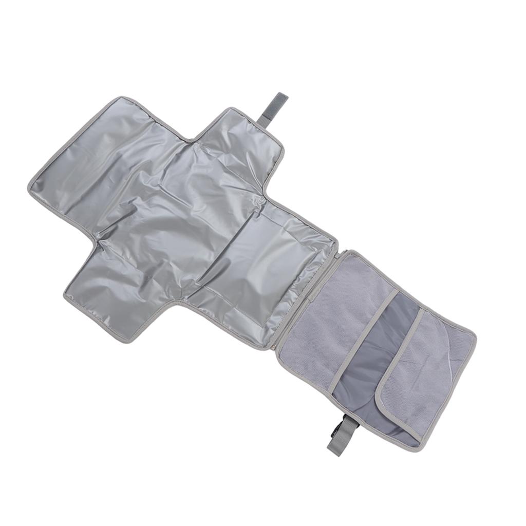 Baby Diaper Pad Waterproof Portable Travel Foldable Changing Pad with Hanging Straps