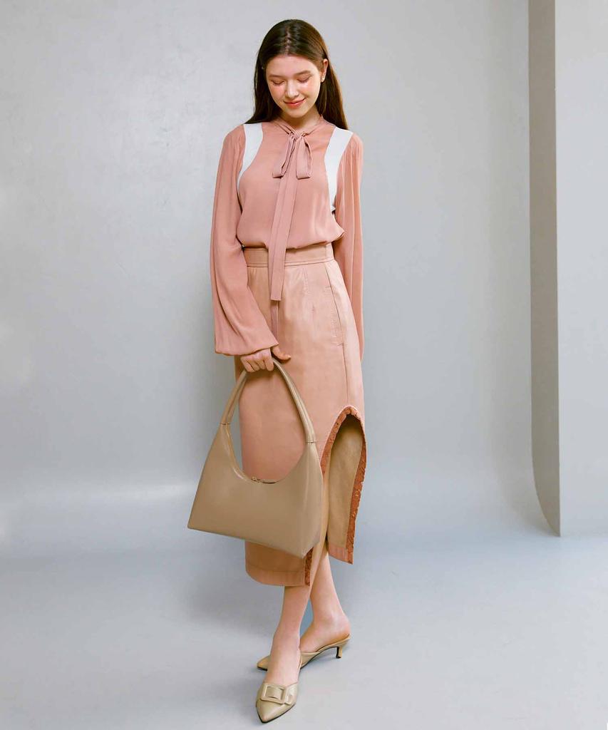 Clave Jamie Beige Shoulder Bag