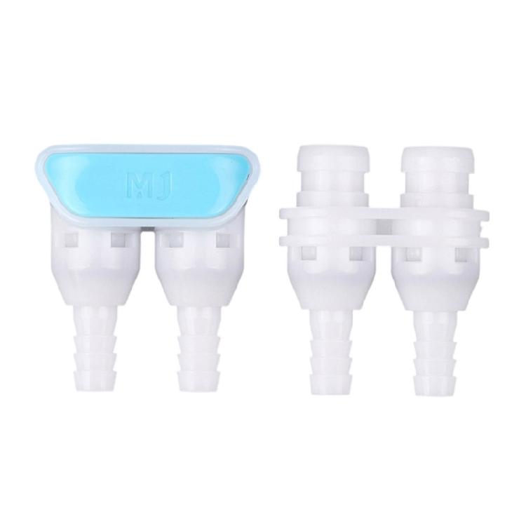 

CPC Plastic Quick Disconnect Coupling Barbed Water Injection Connector Double Female End for Double Tube Instrument 1