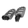 1 Pair of Front Foot Pegs Aluminum Anti Slip Motorcycle Front Footrest Pedal Set for Motorbike