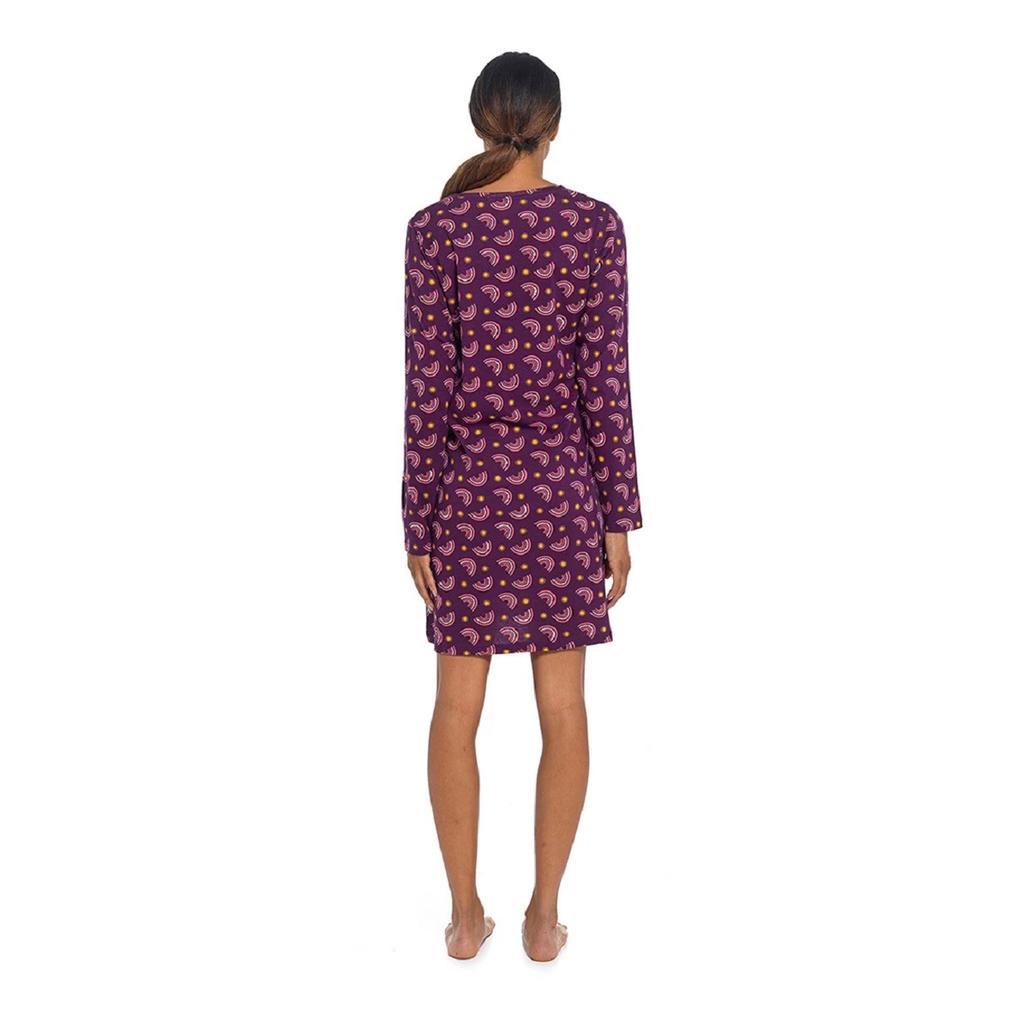 Follow That Dream Womens/Ladies Jersey Rainbow Print Nightie