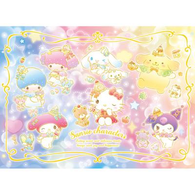 100 Parça Yapboz - Sanrio Super Shining (Büyük Parça), popüler Kore bulmacası