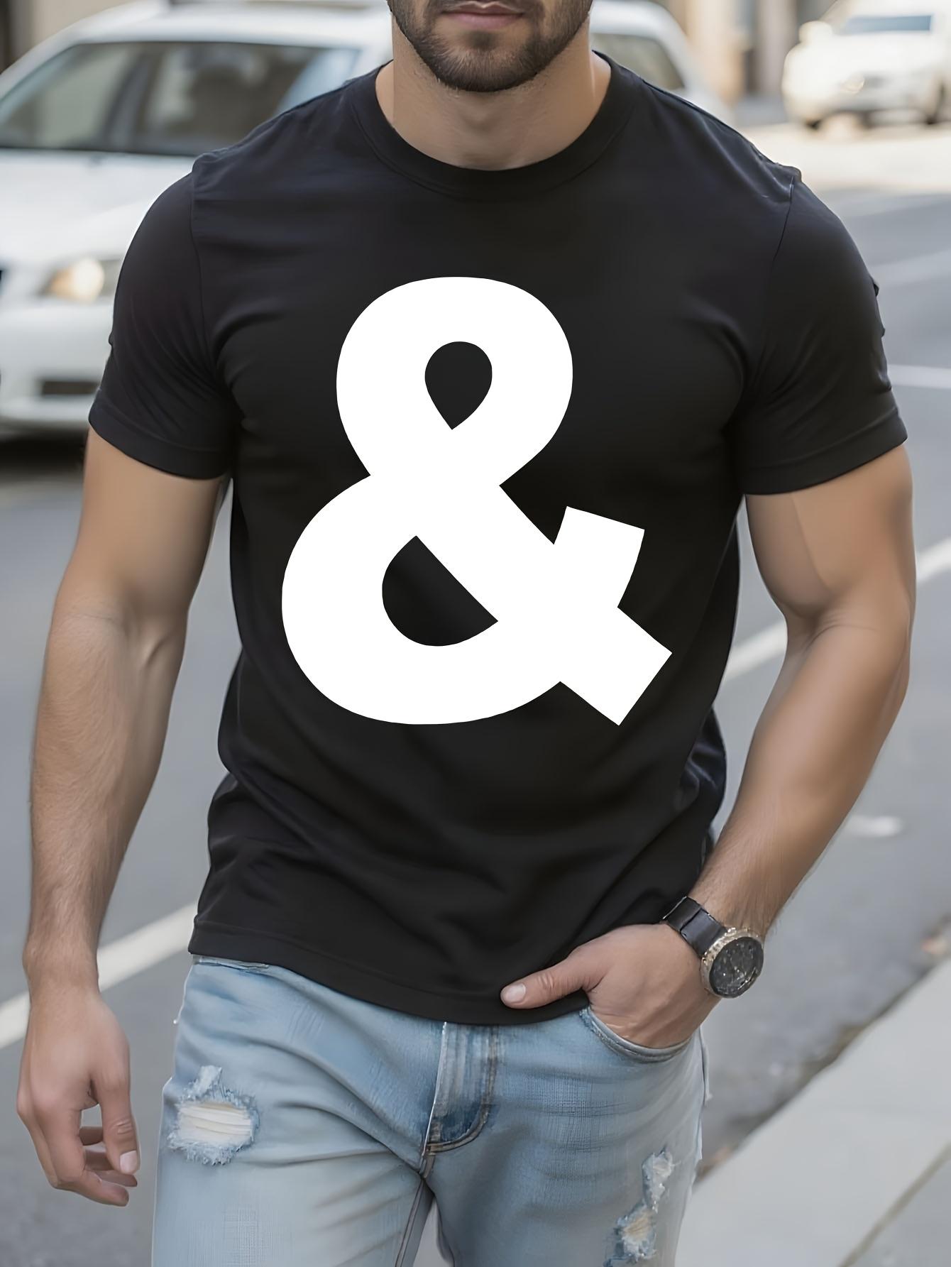 Heavyweight Ampersand Graphic Tshirt Bold Symbol Black Cr... S