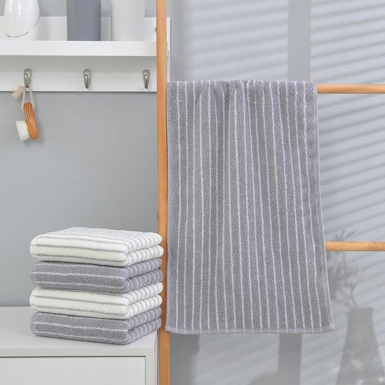 

Полотенце для ванной комнаты, мягкое хлопковое полотенце с разноцветными полосками, сильное водопоглощение, универсальное полотенце, товары для дома