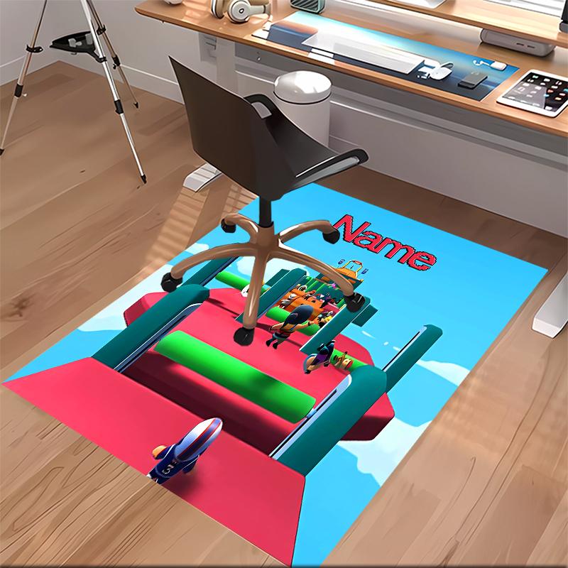 Custom personalization Stumble Guys Print Area Rug - Soft, Washable Non-Slip Indoor Mat,Living Room,Home&Office Decorative Rug