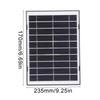 Waterproof Solar Panel High-efficiency 8w Solar Panel for Arlo Pro Cameras Ip65 Waterproof Single Silicon Security Camera Solar