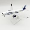 1 Set 20Cm Indian Blue A320 Aircraft Toy Alloy Metal Diecast Airplane Model For Children Gift Miniature Plane For Collection
