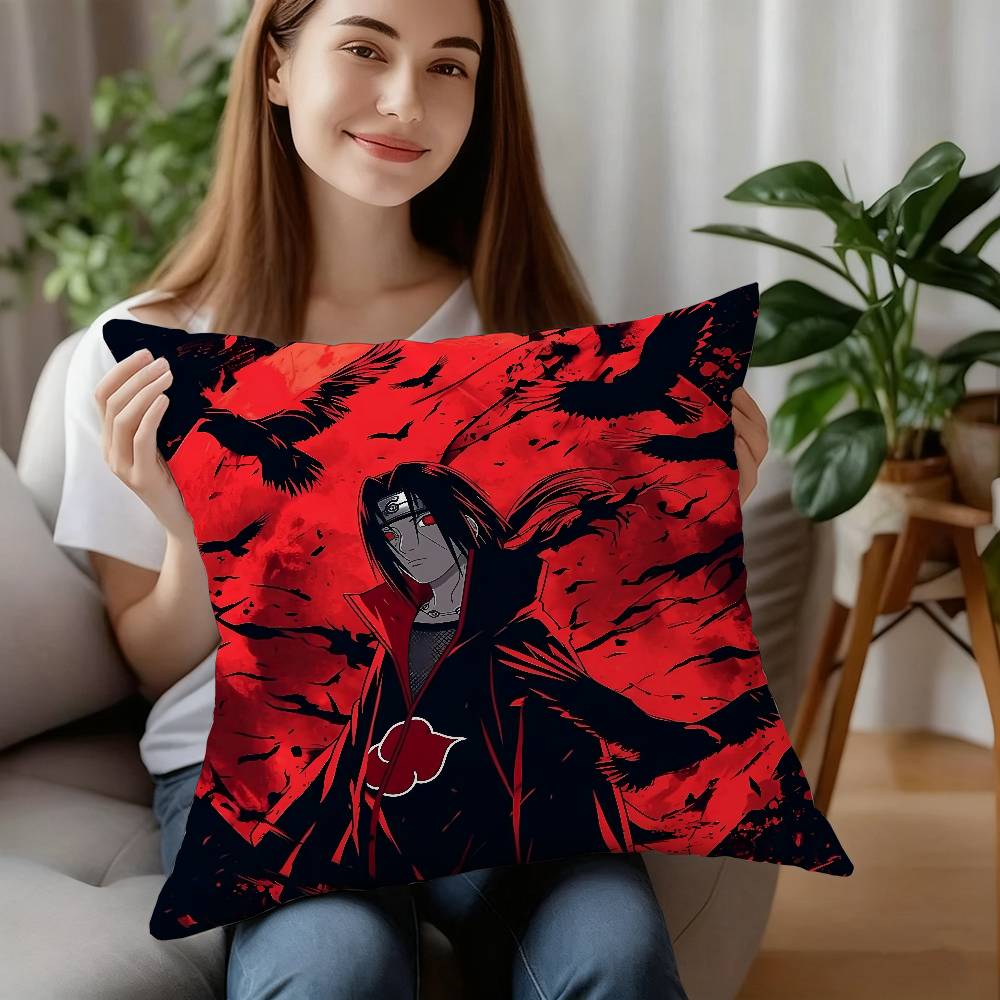 Uchiha I-ItachiS Pillow Case Sofa Decorative Home Double-sided Print Plush Square Throw Pillow Covers Cushion Decor Cover