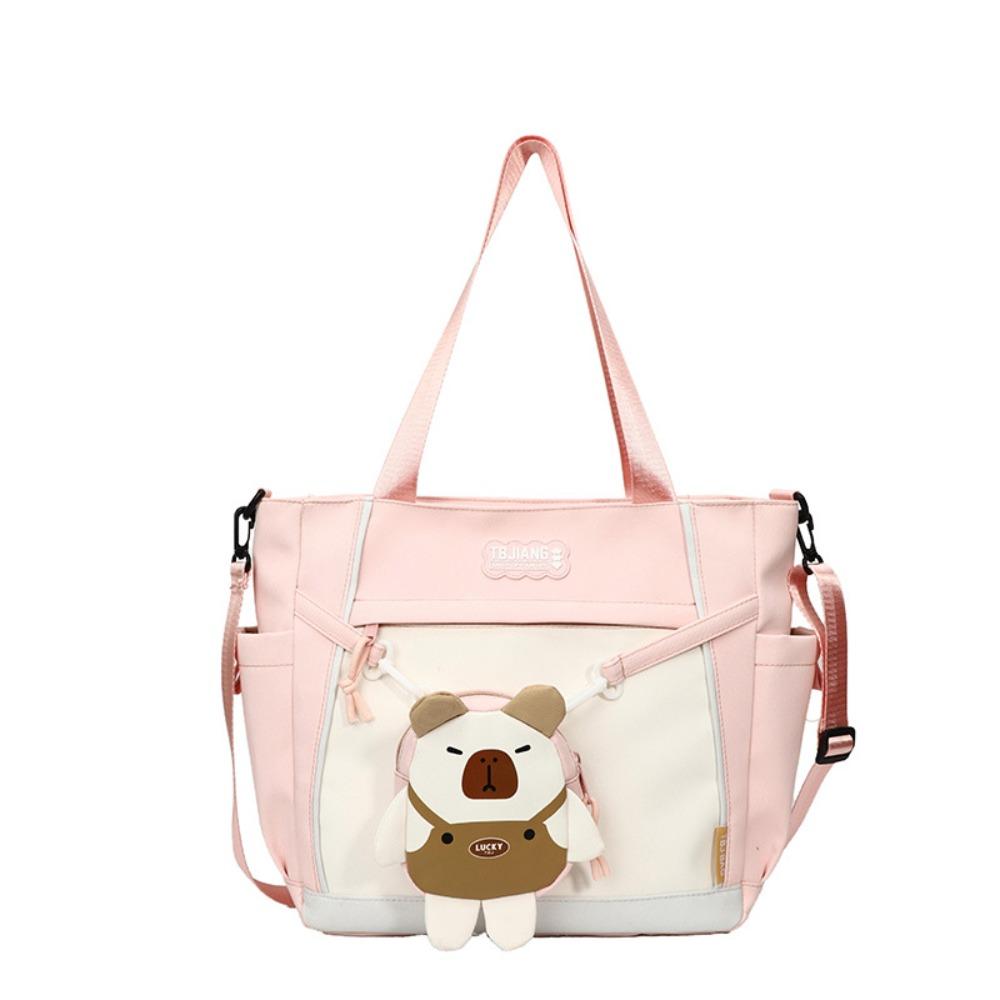 Harajuku Capybara Shoulder Bag Japanese Style Lolita Handbag Lovely Students School Bag  Travel